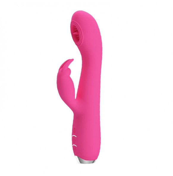 PRETTY LOVE - Powerful Licking Rabbit Vibrator Wand Masturbator (Chargeable - Pink) PRETTY LOVE - Powerful Licking Rabbit Vibrator Wand Masturbator (Chargeable - Pink)